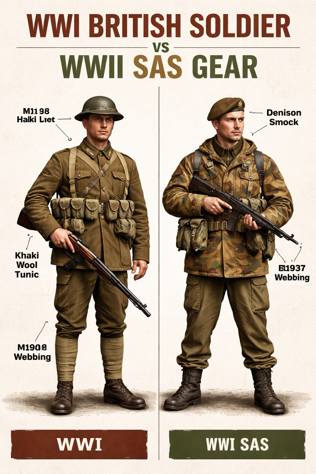 WWI British uniforms