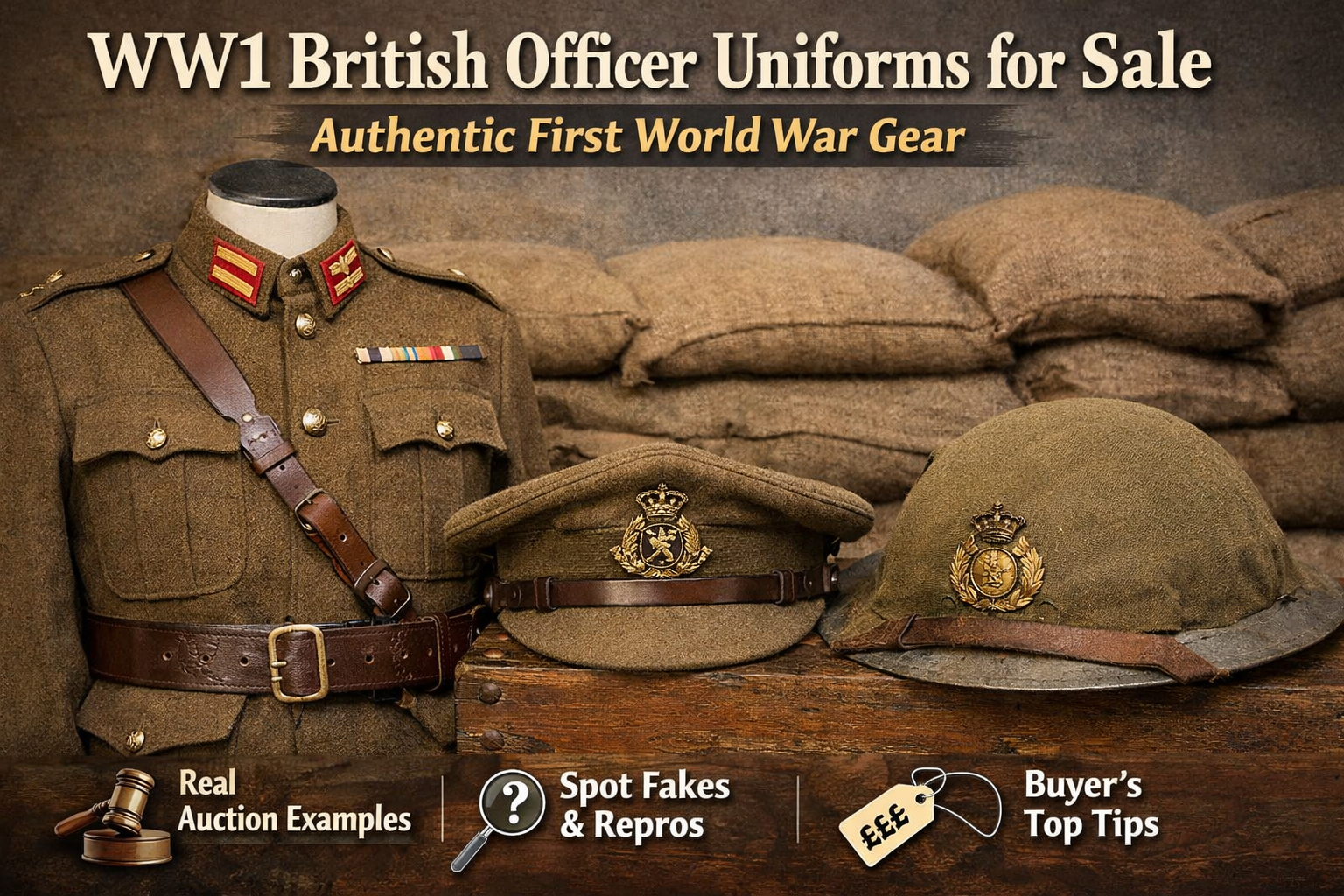 WW1 British officer uniform