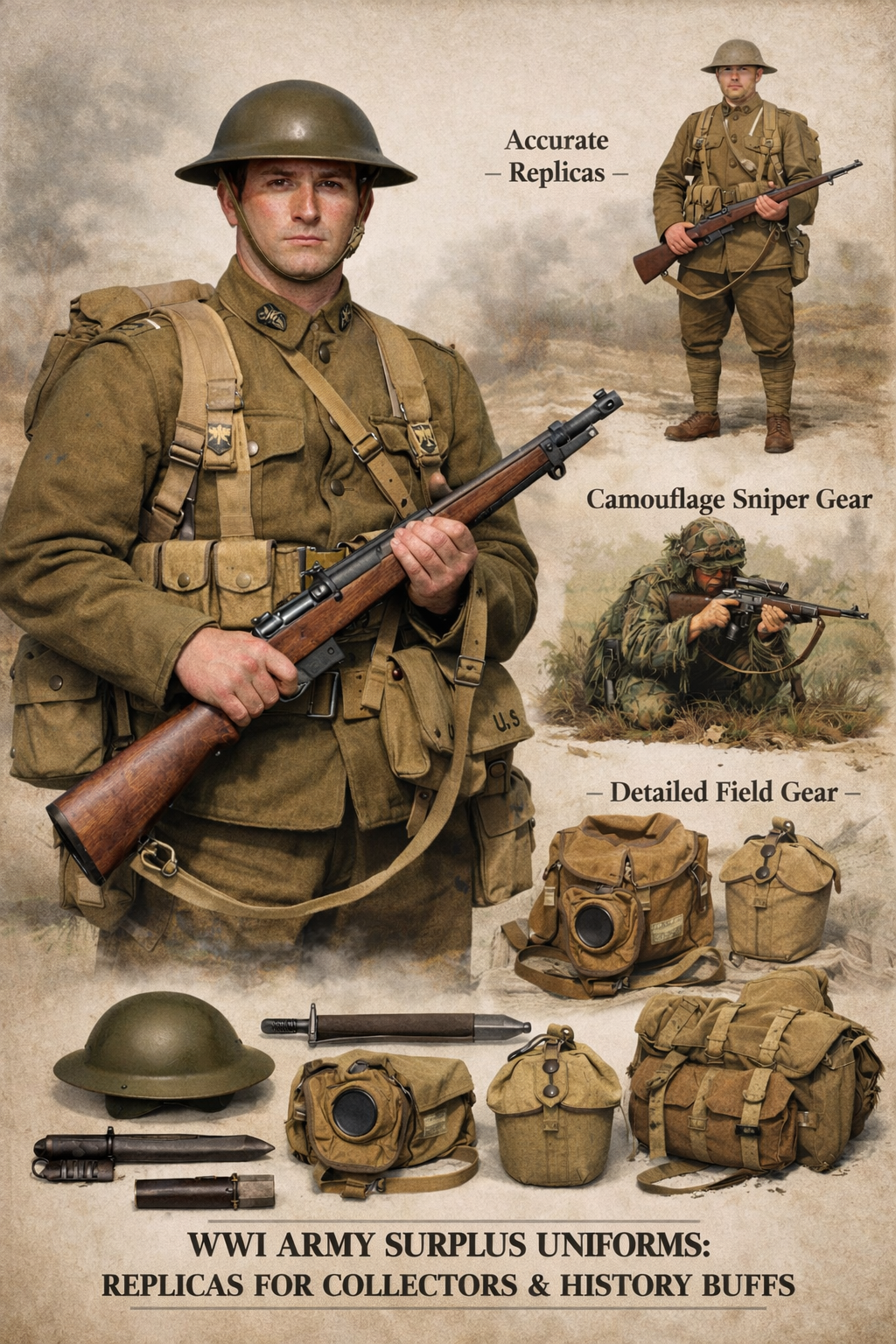 WW1 US Army uniforms
