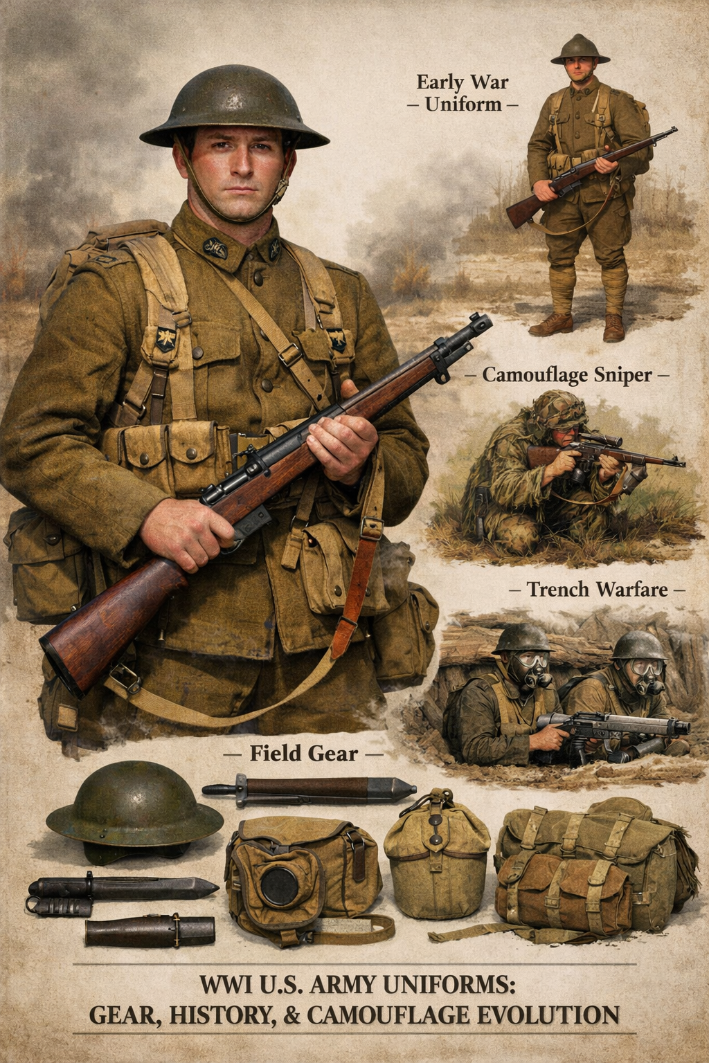 WW1 US Army uniforms for sale
