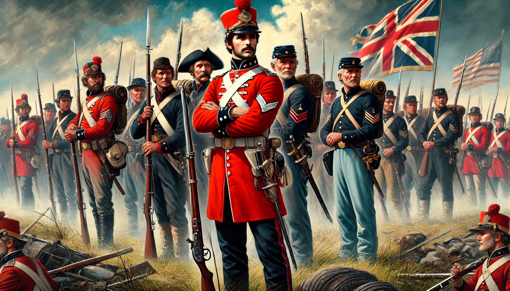 The British Red Coat became synonymous with British military forces from the 17th to the 19th centuries.