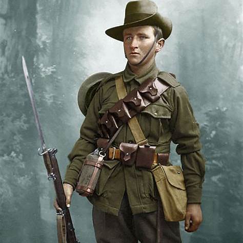 World War I (1914–1918) marked a significant turning point in military history in terms of tactics and technology and the evolution of military uniforms. 