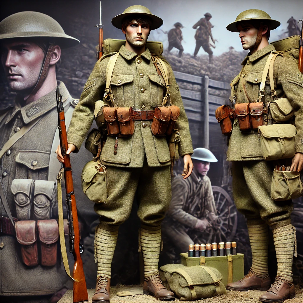 Before World War I, British soldiers wore the traditional scarlet tunics, a design used for centuries. However, the realities of modern warfare necessitated changes in the uniform to provide better camouflage, protection, and mobility.