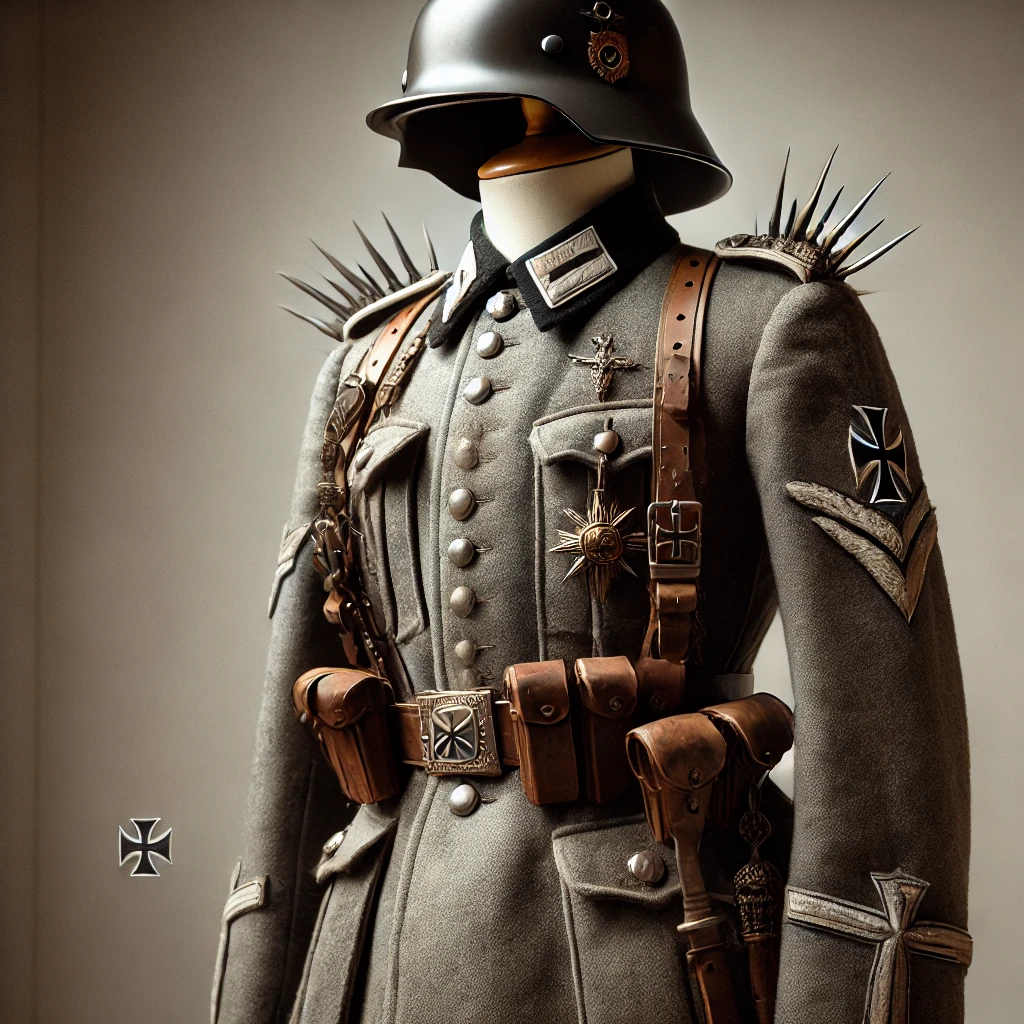Look for a uniform that uses high-quality, period-appropriate fabrics. Most authentic WW1 German uniforms were made from wool and cotton blends, so avoid synthetic materials or those that don't replicate the historical fabrics used.