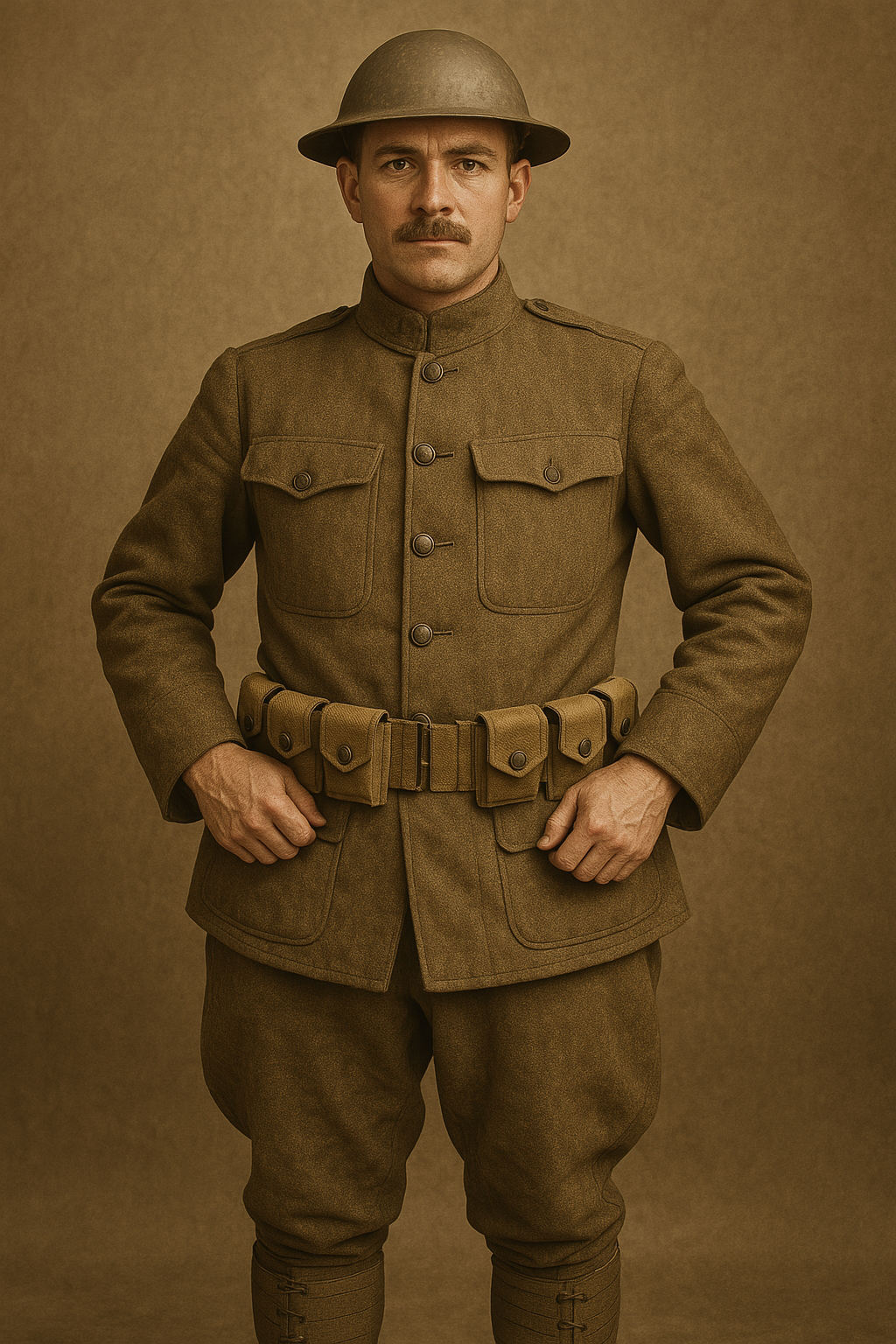 One of the main objectives behind the WWI US Army uniform was to provide comfort and functionality without compromising on the soldier's mobility or safety.