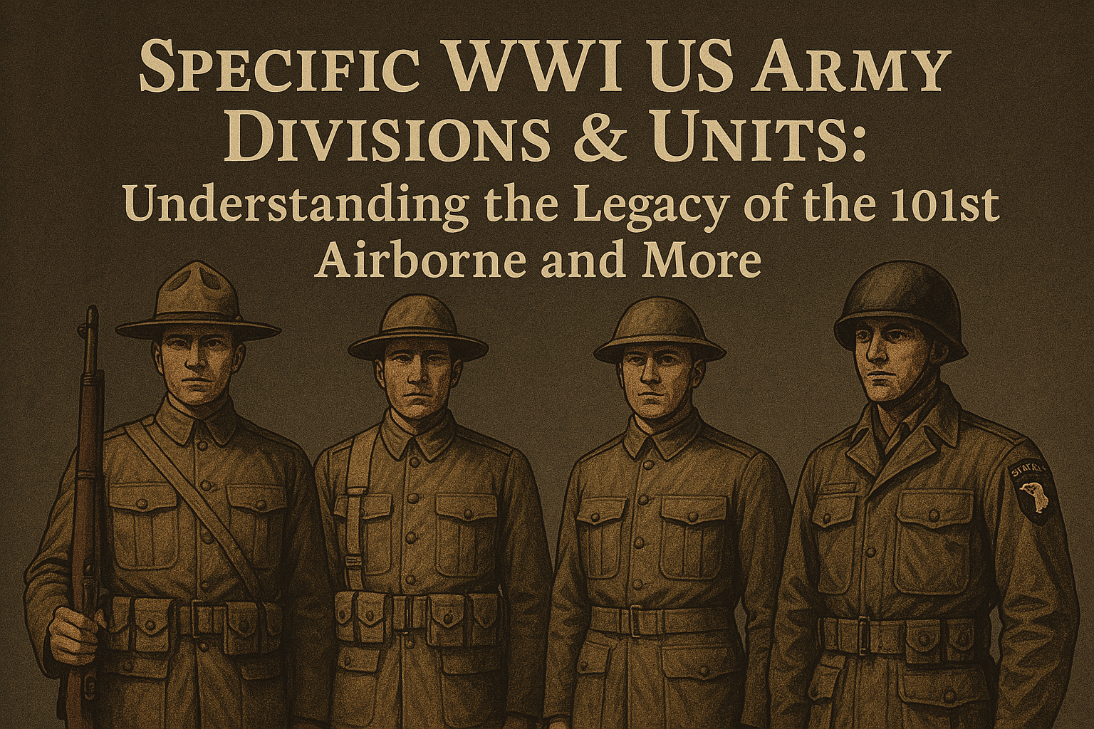While WWI uniforms are often overshadowed by those worn in subsequent conflicts like WWII, they laid the groundwork for the distinctive military clothing that would become iconic, including those associated with the famous 101st Airborne Division.