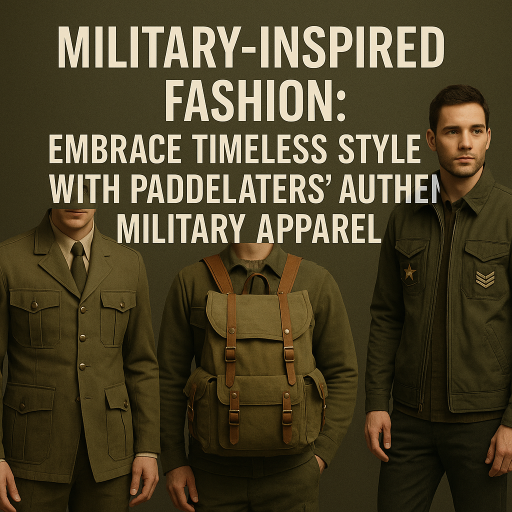 Military fashion has long been more than just utilitarian gear — it's a symbol of strength, discipline, and timeless design. What started as functional uniforms built for the battlefield has evolved into a globally celebrated fashion trend.