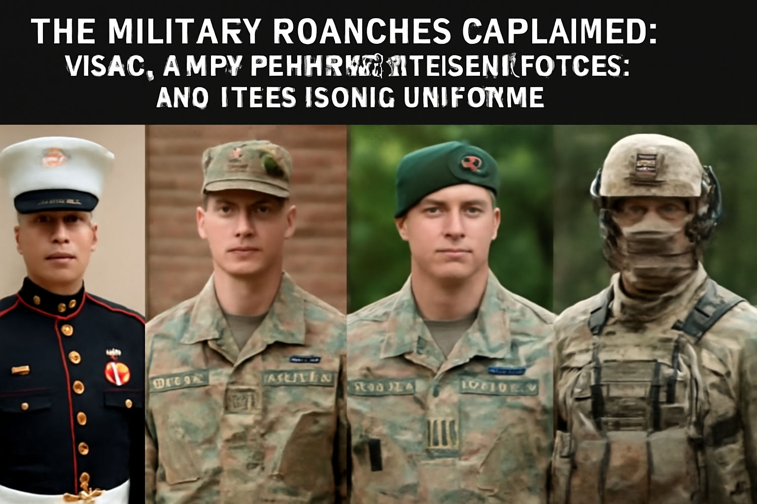 The United States military is a formidable force made up of various branches, each playing a unique and crucial role in protecting the nation's interests. 