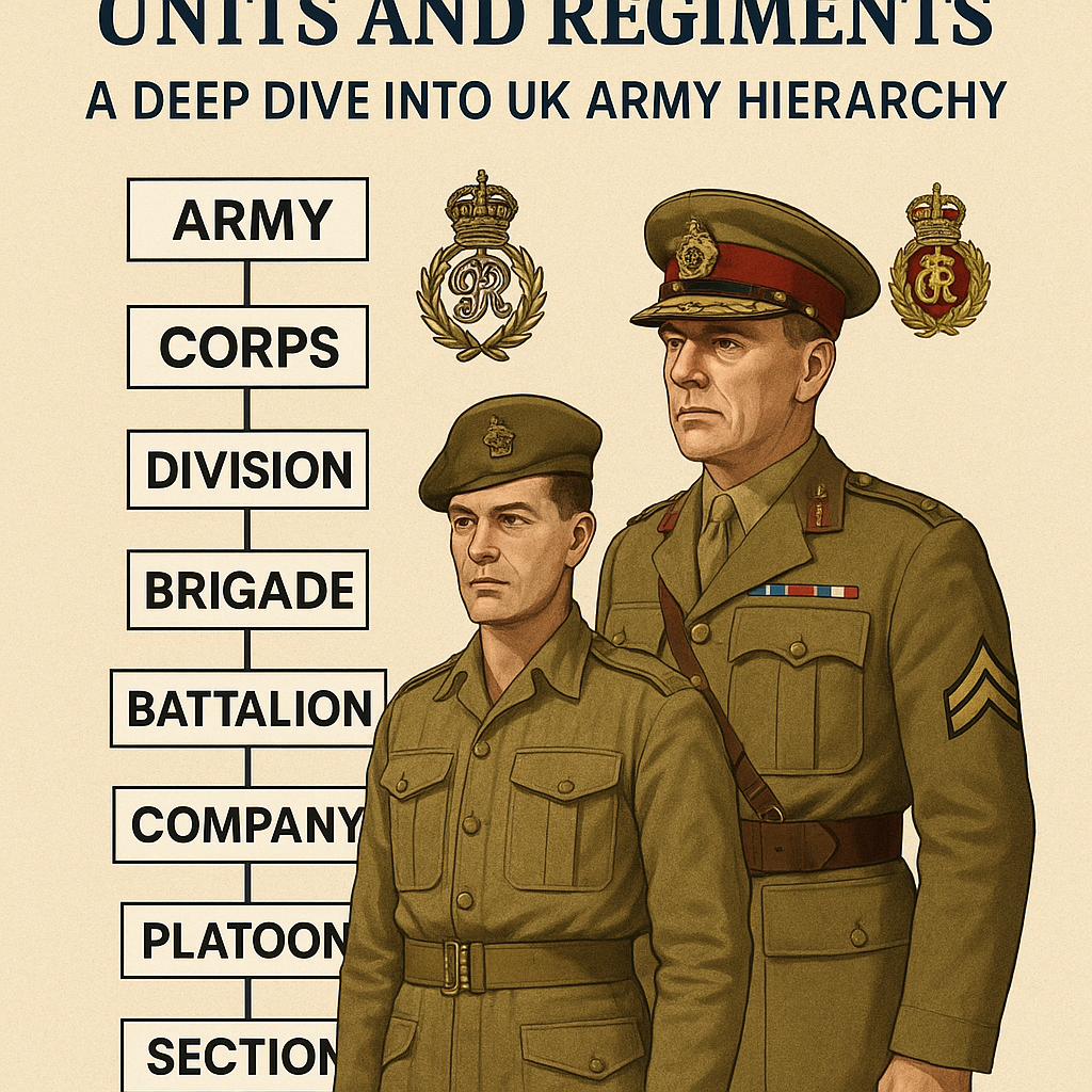 The British Army's structure during World War II was a fine-tuned system of ranks, regiments, and traditions. From the lofty responsibilities of generals to the ground-level grit of sergeant majors.