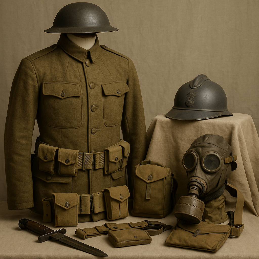 WW1 uniform parts and accessories are more than relics—they are echoes of the past that offer invaluable insights into the lives of soldiers and the nature of early 20th-century warfare. Every tunic, helmet, and gas mask tells a story.