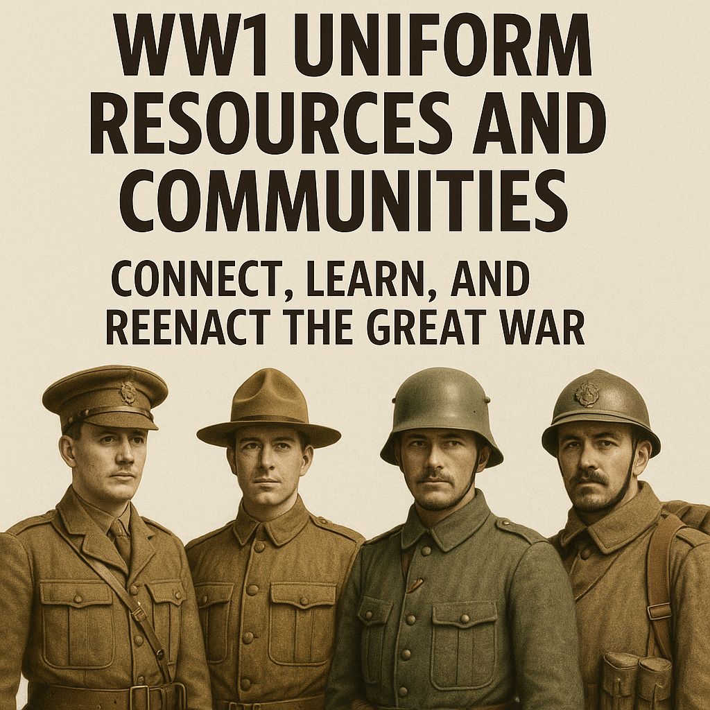 WW1 uniforms are more than just clothing; they are cultural artefacts. Each stitch, colour, and insignia tells a story about the soldiers who wore them, the countries they served, and the battles they faced.
