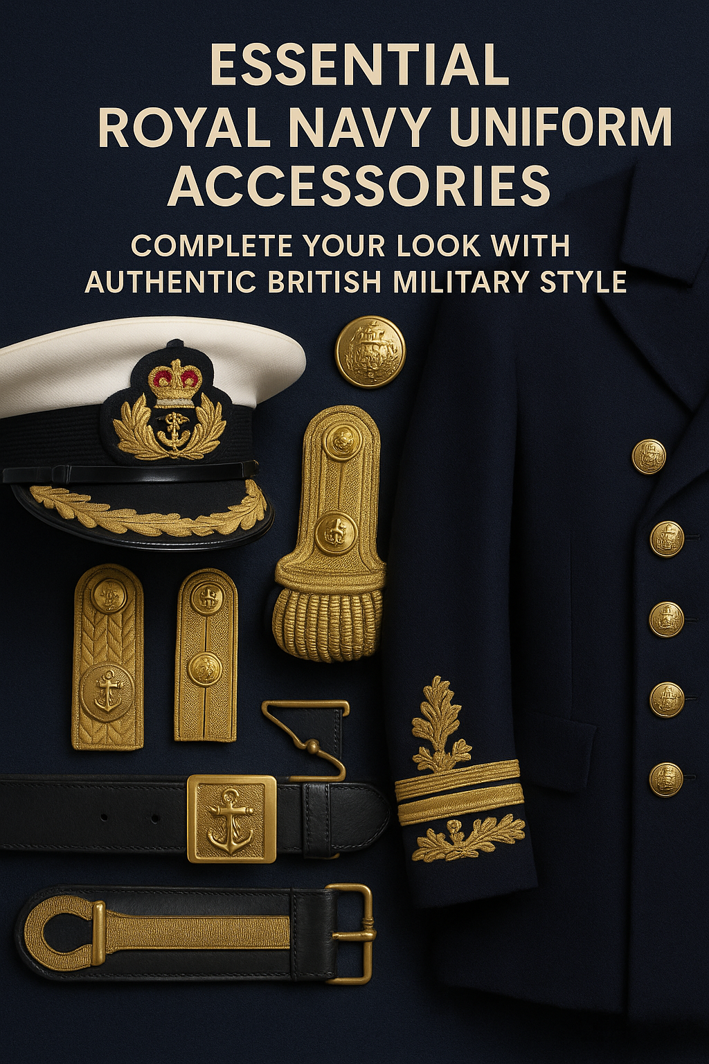 The British Royal Navy introduced standardized uniforms in 1748 under the reign of King George II. These WWI uniforms symbolized hierarchy, duty, and national pride. 