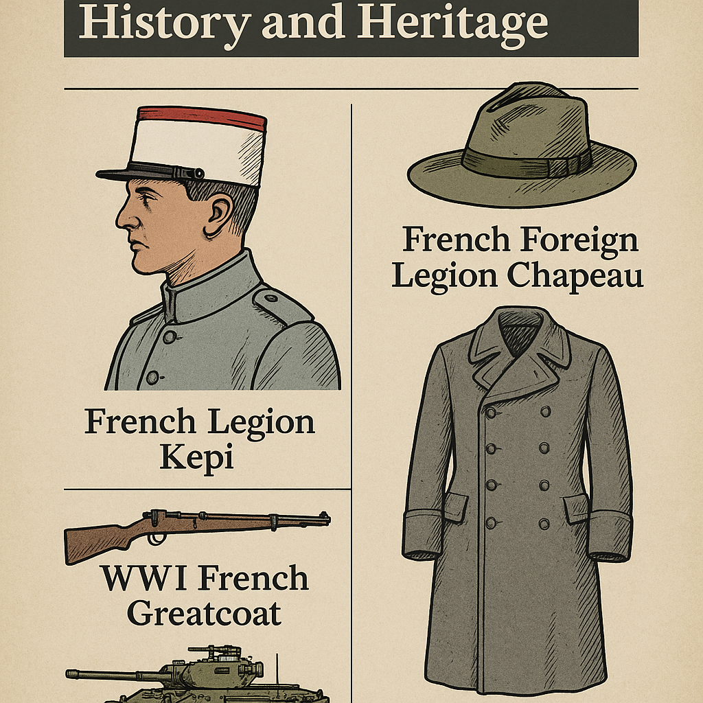 the French Foreign Legion stands out not only for its storied legacy but also for its instantly recognizable uniform components