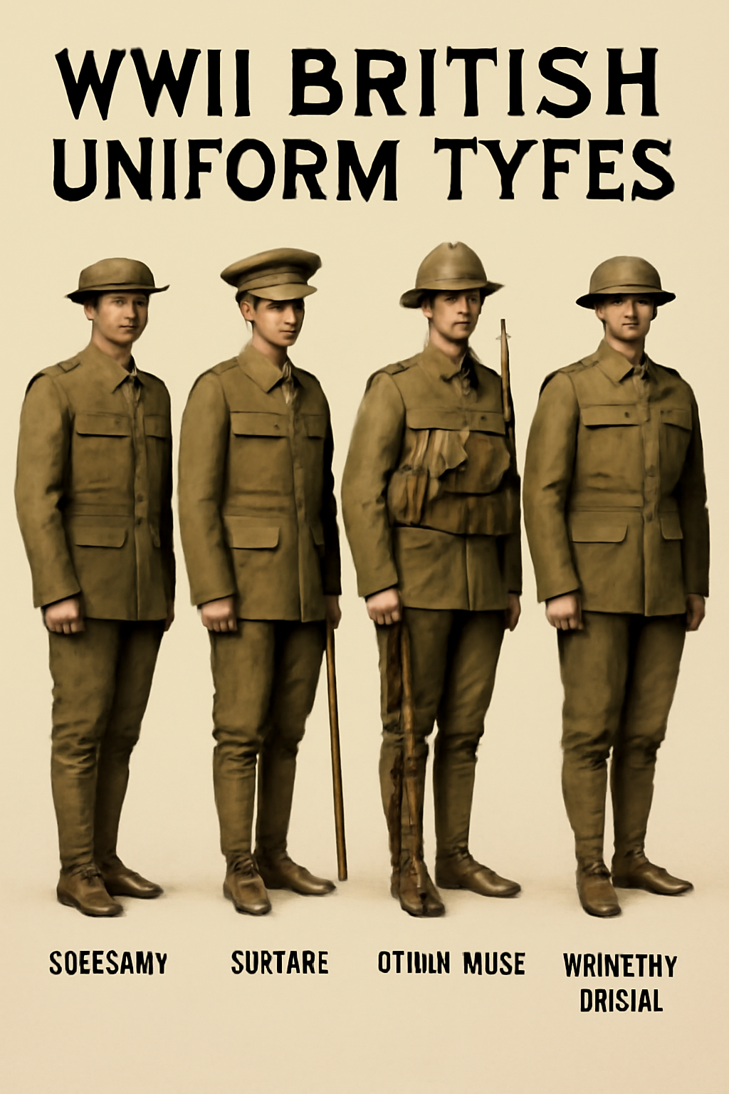 The uniforms worn by British soldiers during the First World War were more than just clothing—they were a symbol of identity.