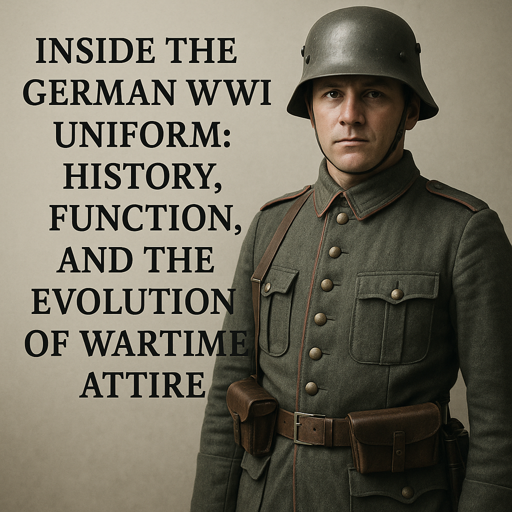 The German WWI uniform represents a pivotal shift in military apparel — from ornate traditions to battlefield functionality.