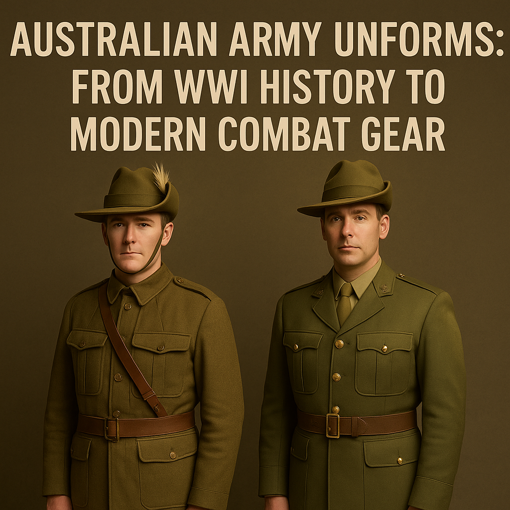 Uniforms are more than functional military garments. They represent tradition, service, and national identity. In Australia, the evolution of army uniforms reflects the country’s military history and growing independence from its colonial past. 