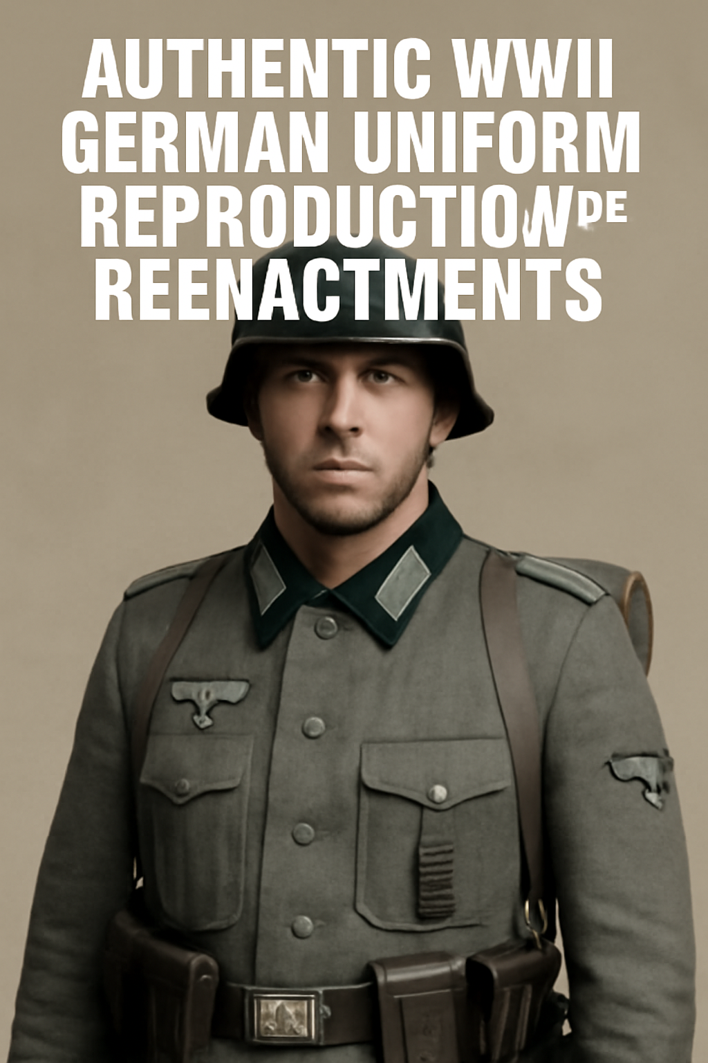 Original WWII German uniforms are rare, expensive, and often delicate due to age. Wearing or collecting originals can also pose ethical and preservation concerns.