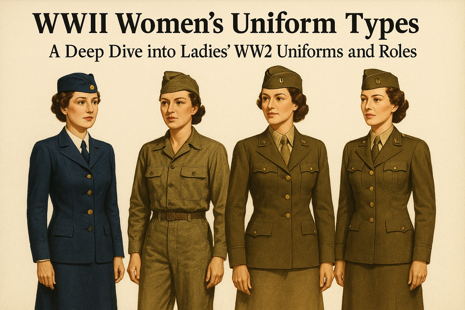  Understanding the types and history of WWII women’s uniforms not only helps preserve this legacy but keeps it alive for future generations.