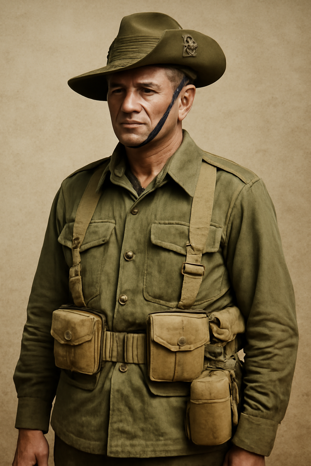 The WWII Australian uniform reflected both the lessons learned from WWI and the unique demands of new battlefields.