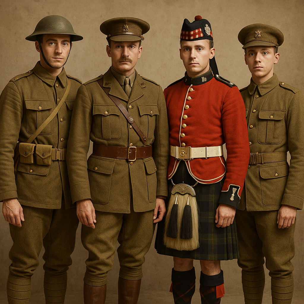 The First World War marked a transformative period in military history—not only in strategy and weaponry but also in the uniforms worn on the battlefield.