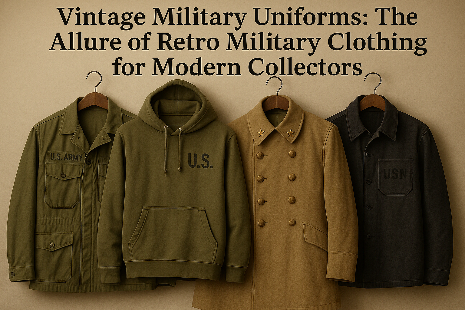 Vintage military uniforms are making waves not only in fashion but in cultural memory. With every piece you wear or collect, you're preserving a part of history.