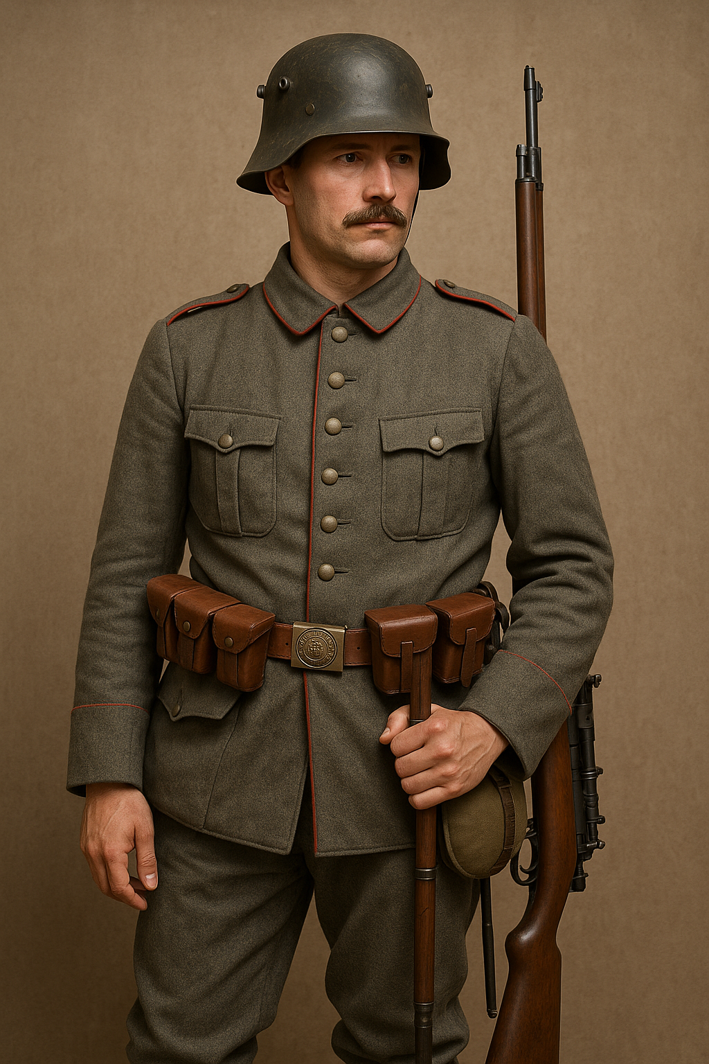 Wearing a WW1 German uniform reproduction is a tribute to history — a powerful act of remembrance.