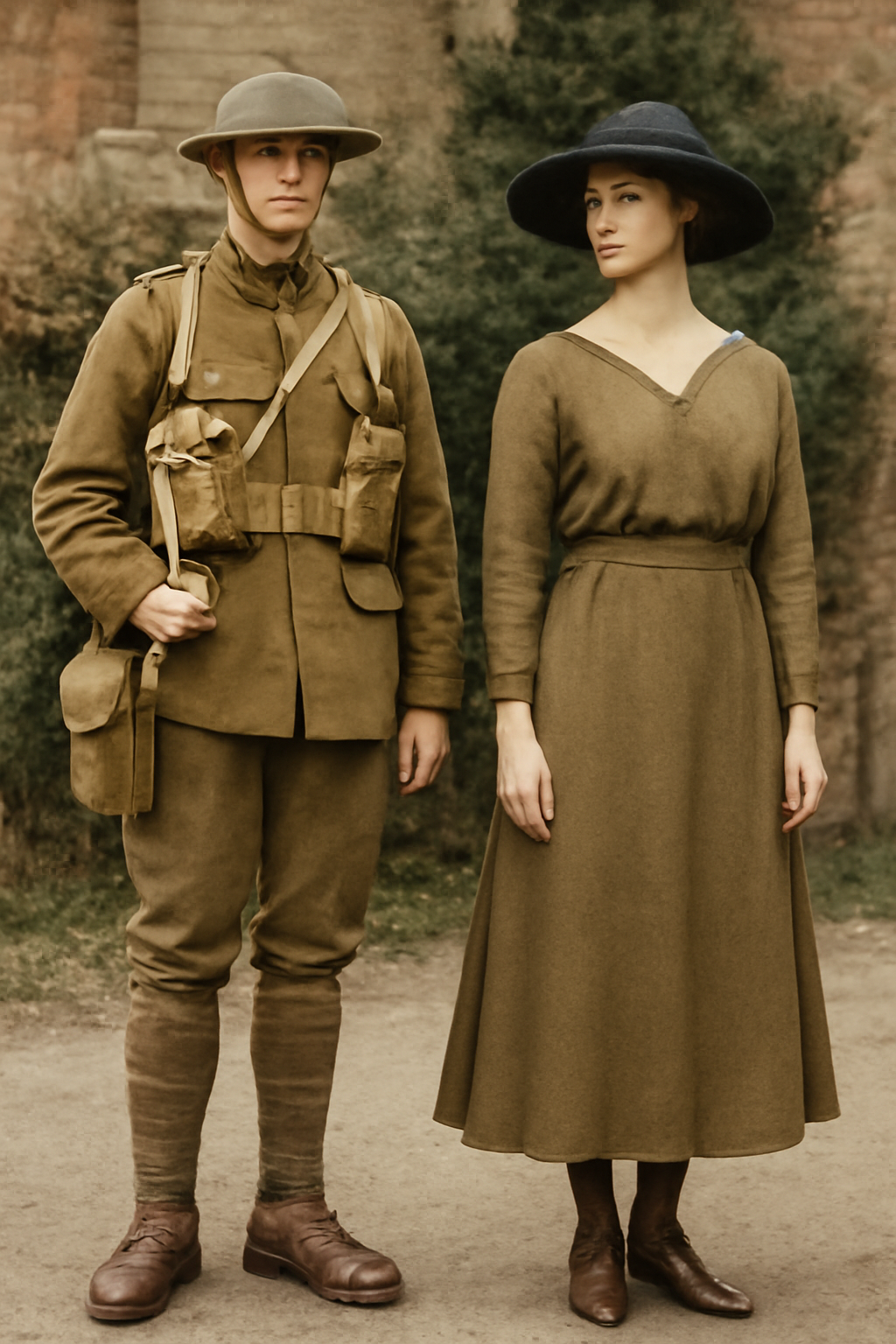 The British uniforms from World War 1 continue to be iconic symbols of the era. Designed for function, practicality, and comfort.