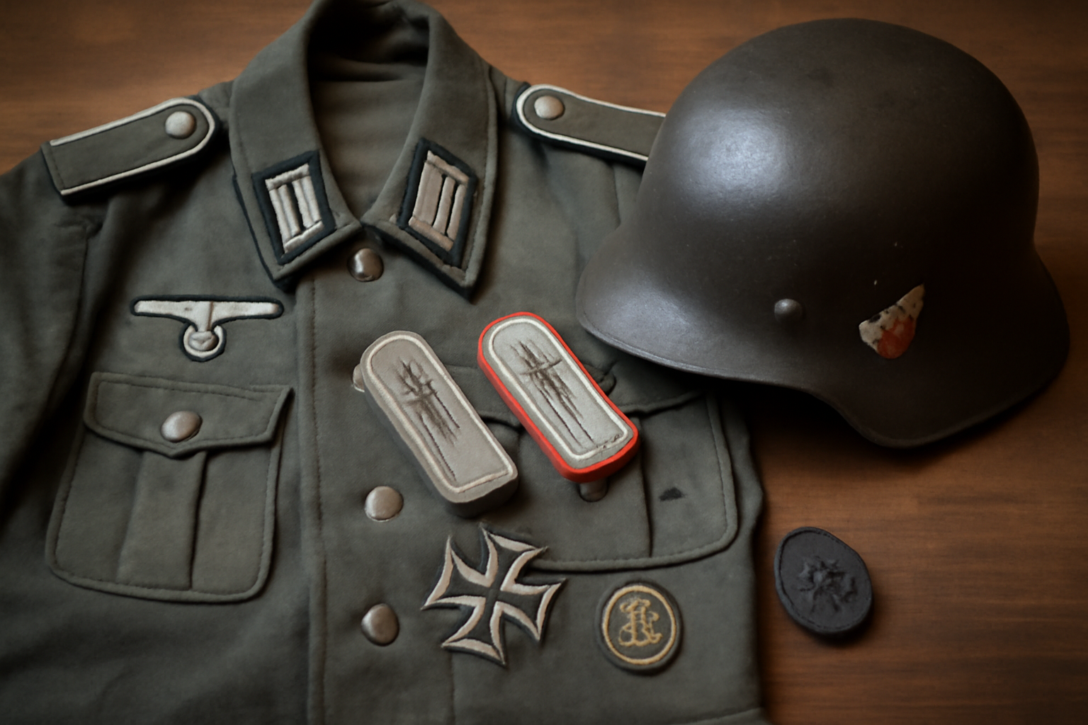 German military collectibles from World War II, particularly items such as shoulder boards, remain a key part of the military memorabilia market.