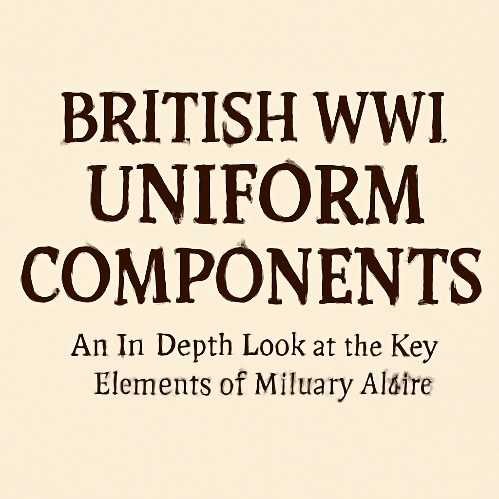 The British WWI uniform was a product of its time, reflecting both the practicality required for trench warfare and the symbolism of patriotism and sacrifice.