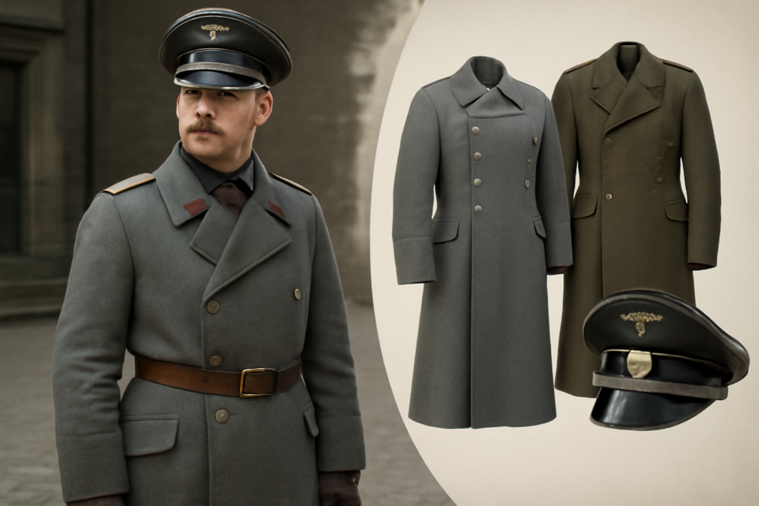 The WW1 German officer uniforms and German greatcoats played a crucial role in shaping military fashion during the early 20th century. 