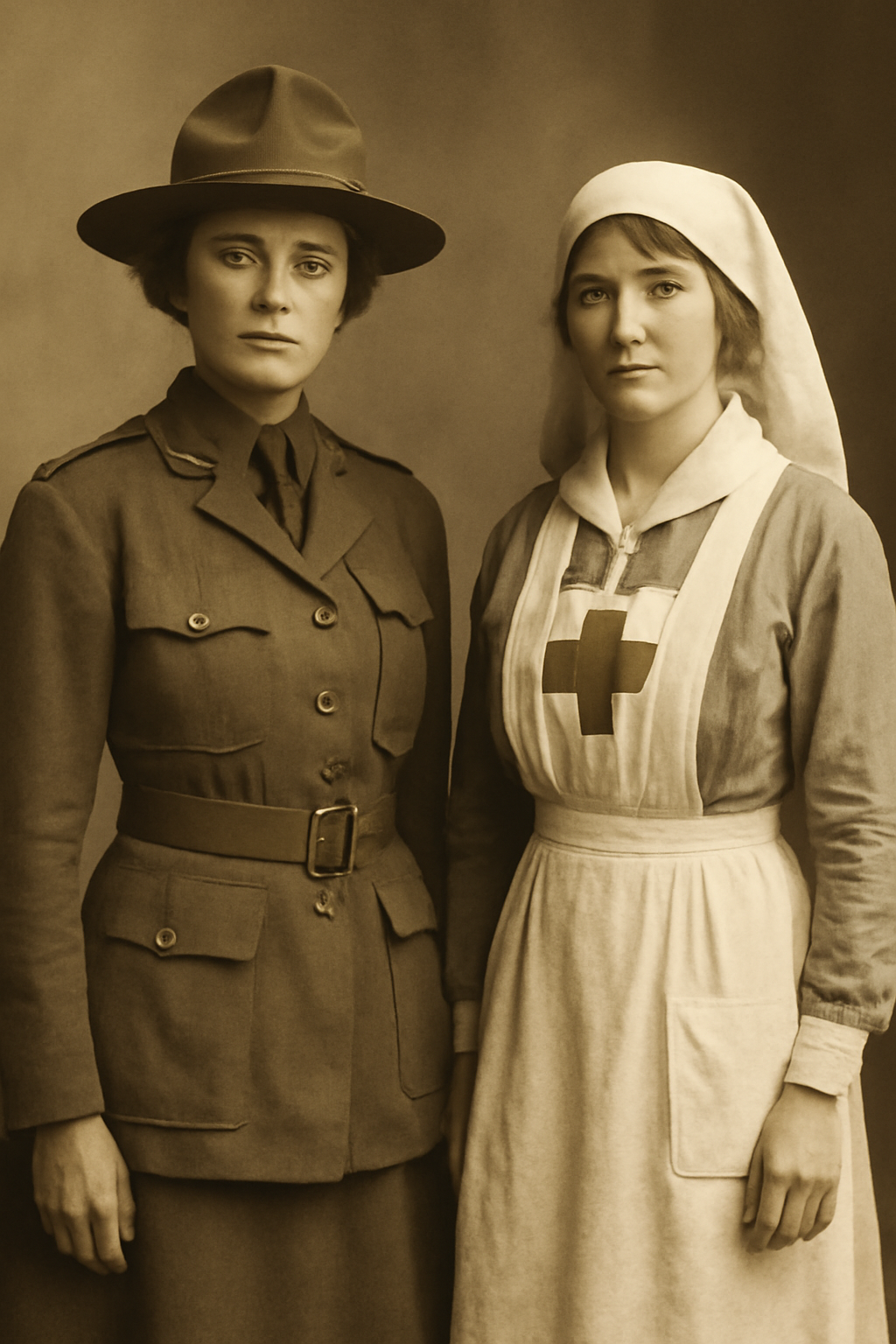 Vintage women’s uniforms, such as the WWI army attire and nursing uniforms from the 1940s, 1950s, and 1960s, offer us a glimpse into the past.