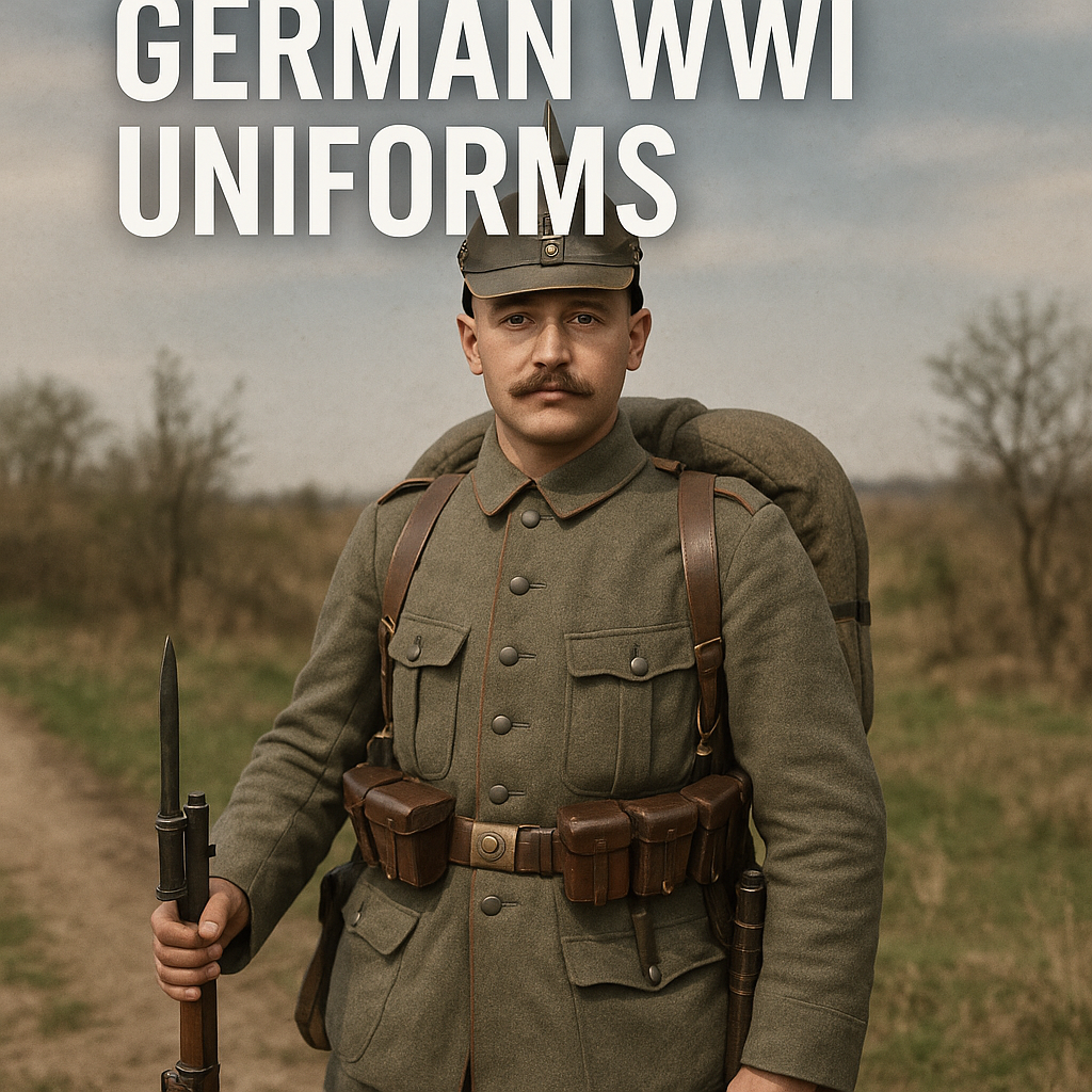The story of the German WWI uniform is one of transformation. Beginning as a proud symbol of Imperial elegance, it evolved into a practical outfit built for survival in the trenches.