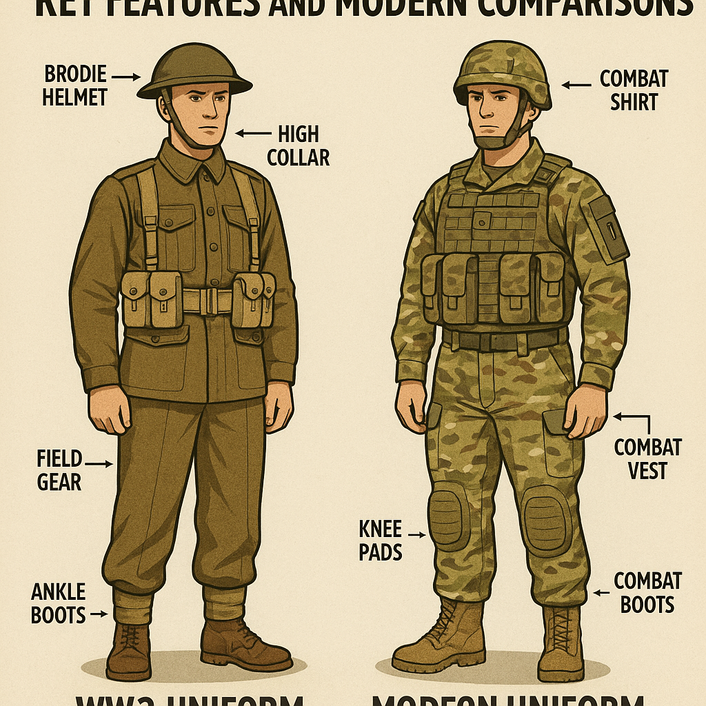 The WW2 British Army uniform holds a special place in military history. It symbolised the bravery and discipline of the British soldiers who wore it.