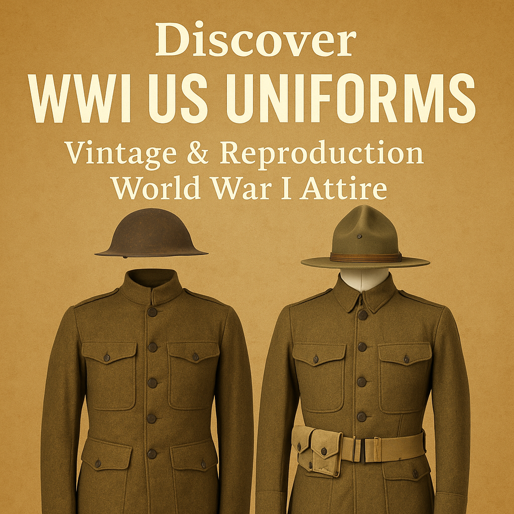 This in-depth guide explores the fascinating world of WWI US uniforms, offering insights into their design, historical relevance, and availability for collectors and reenactors. 
