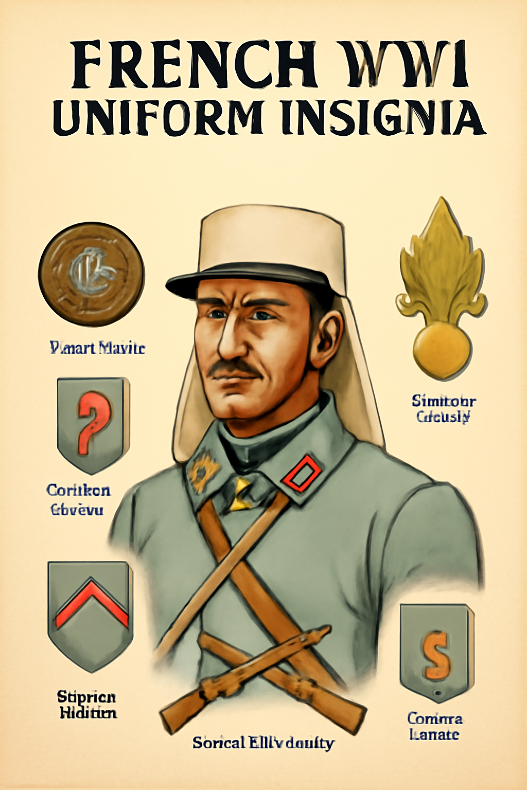 The French WW1 uniform insignia, with their deep symbolism and rich history, remain an integral part of the legacy of the French Foreign Legion. 