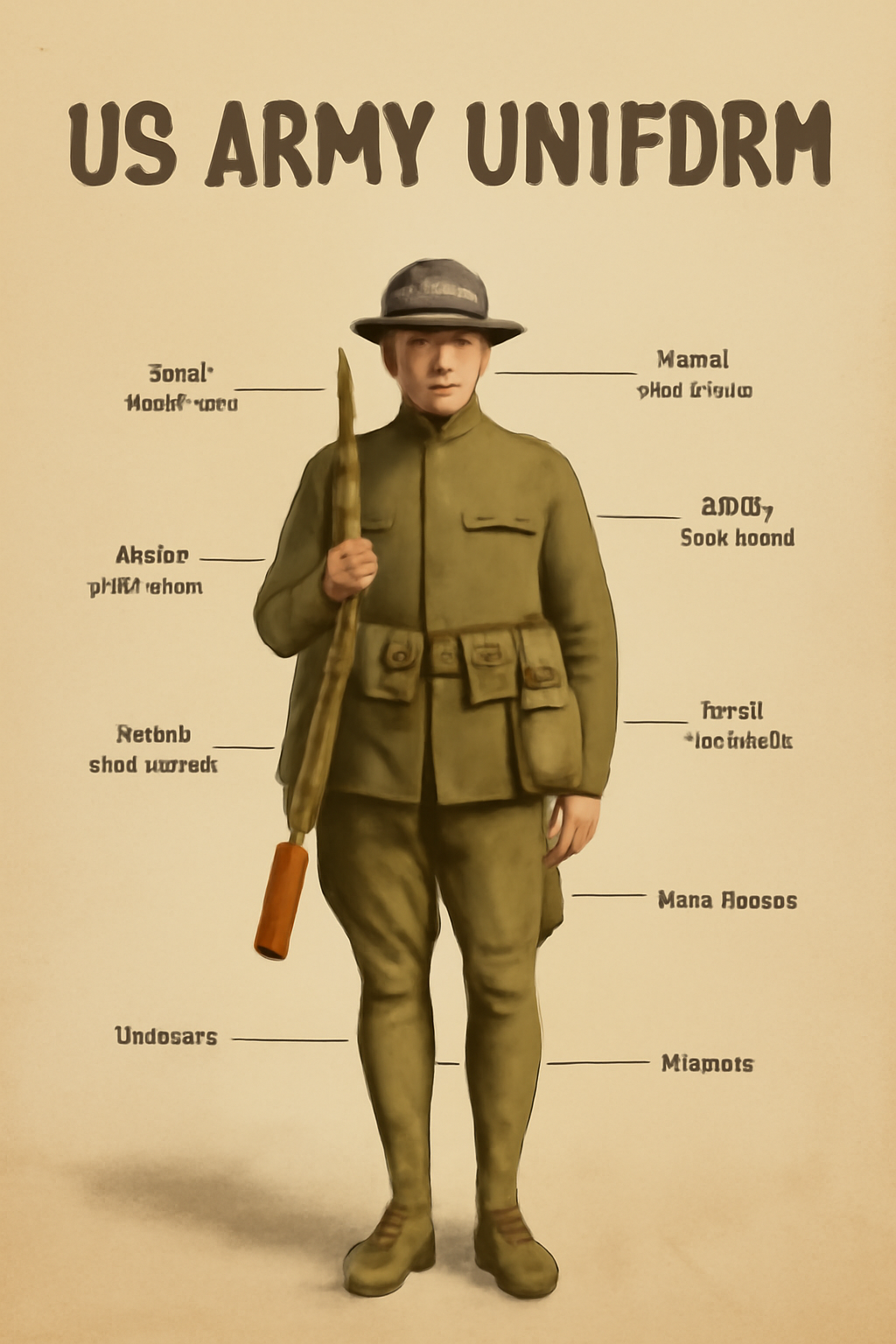 The WW1 US Army uniform wasn’t just about function—it symbolised American grit, identity, and emergence on the world stage.