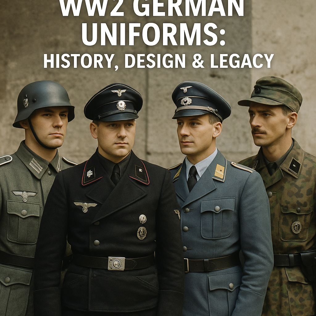 WW2 German uniforms tell a complex story of military innovation, propaganda, and legacy.