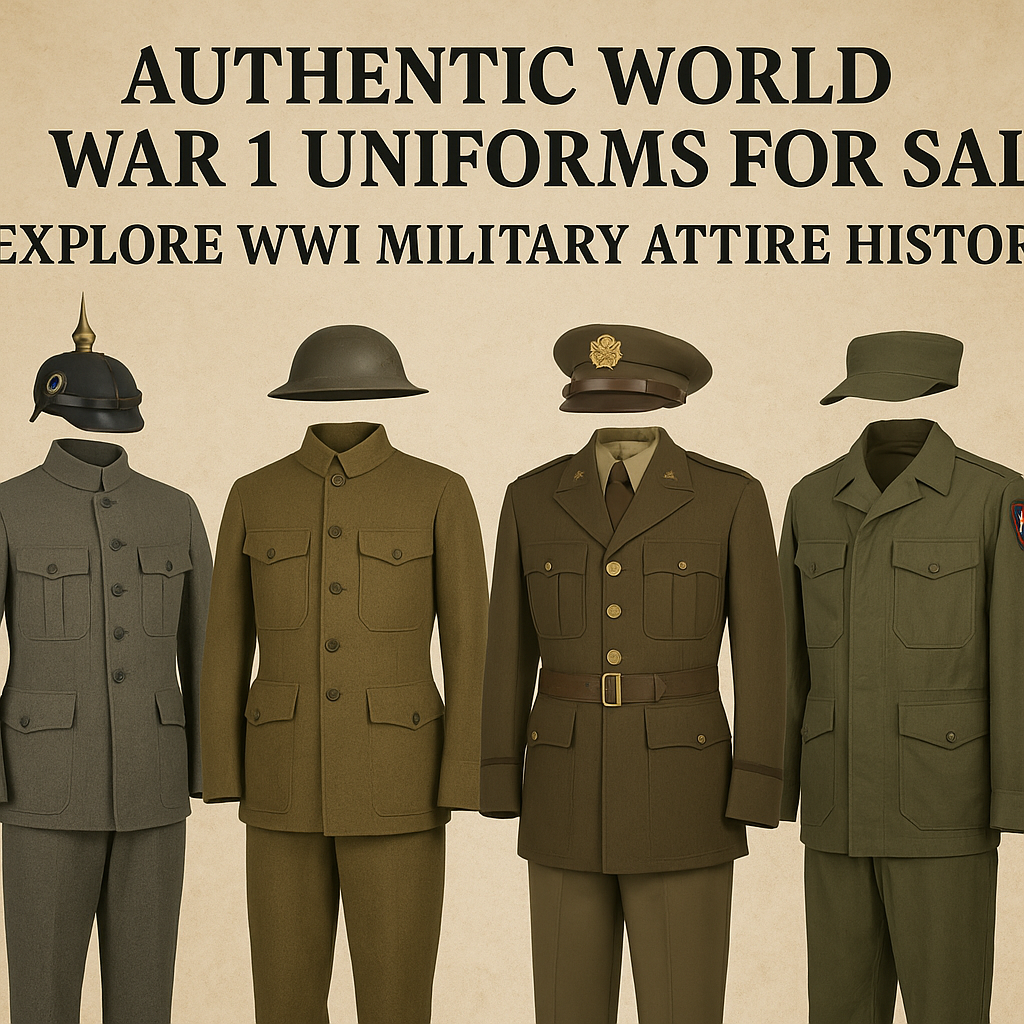 World War 1 uniforms are more than fabric and buttons—they are tangible links to the past.