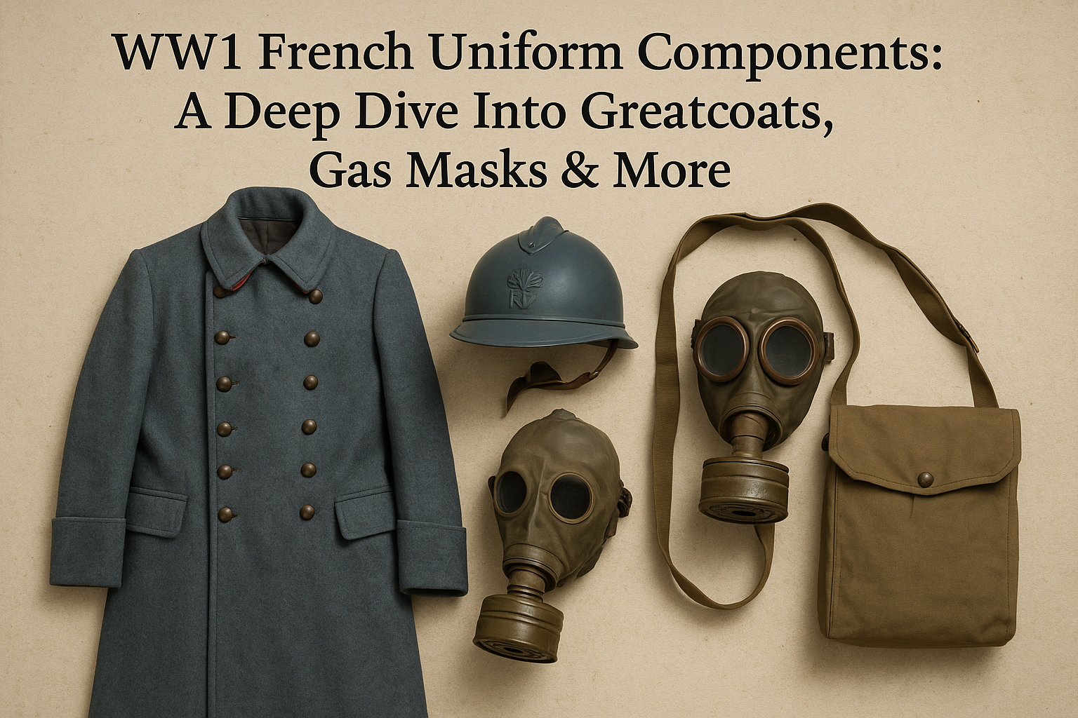 WWI French uniform components are not just pieces of fabric and metal—they’re fragments of history.