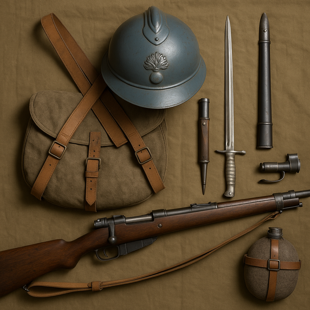 French WW1 soldier equipment is more than just militaria—it's a tangible link to one of the most defining periods in world history.