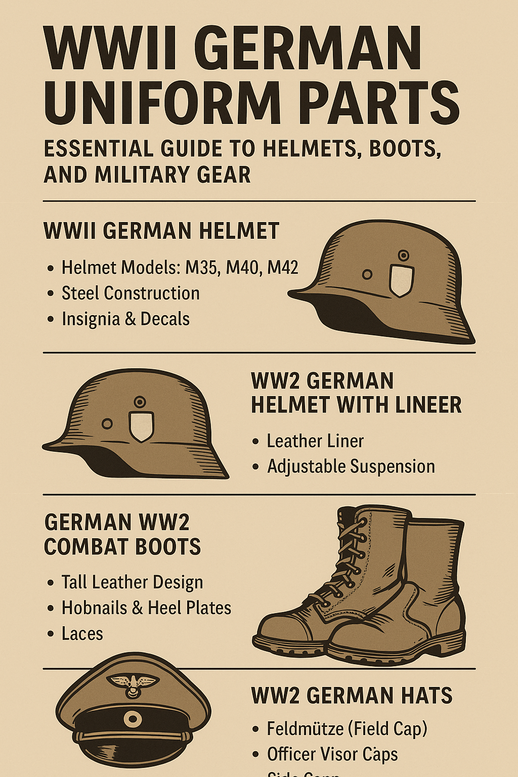 WWII German uniform parts represent a fascinating intersection of military innovation and historical legacy.