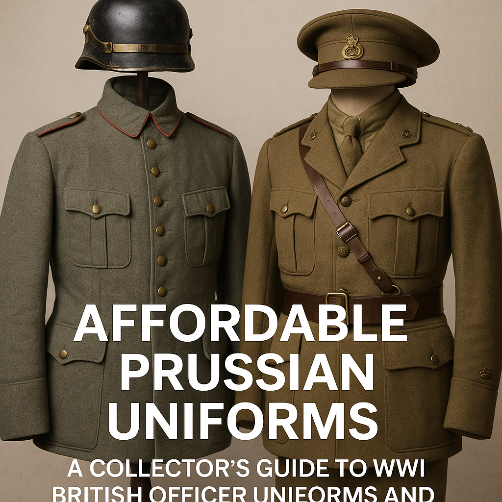 Whether you're drawn to the commanding style of Prussian uniforms or the practical charm of the WWI British officer uniform, a wide array of affordable options are waiting to be explored. 