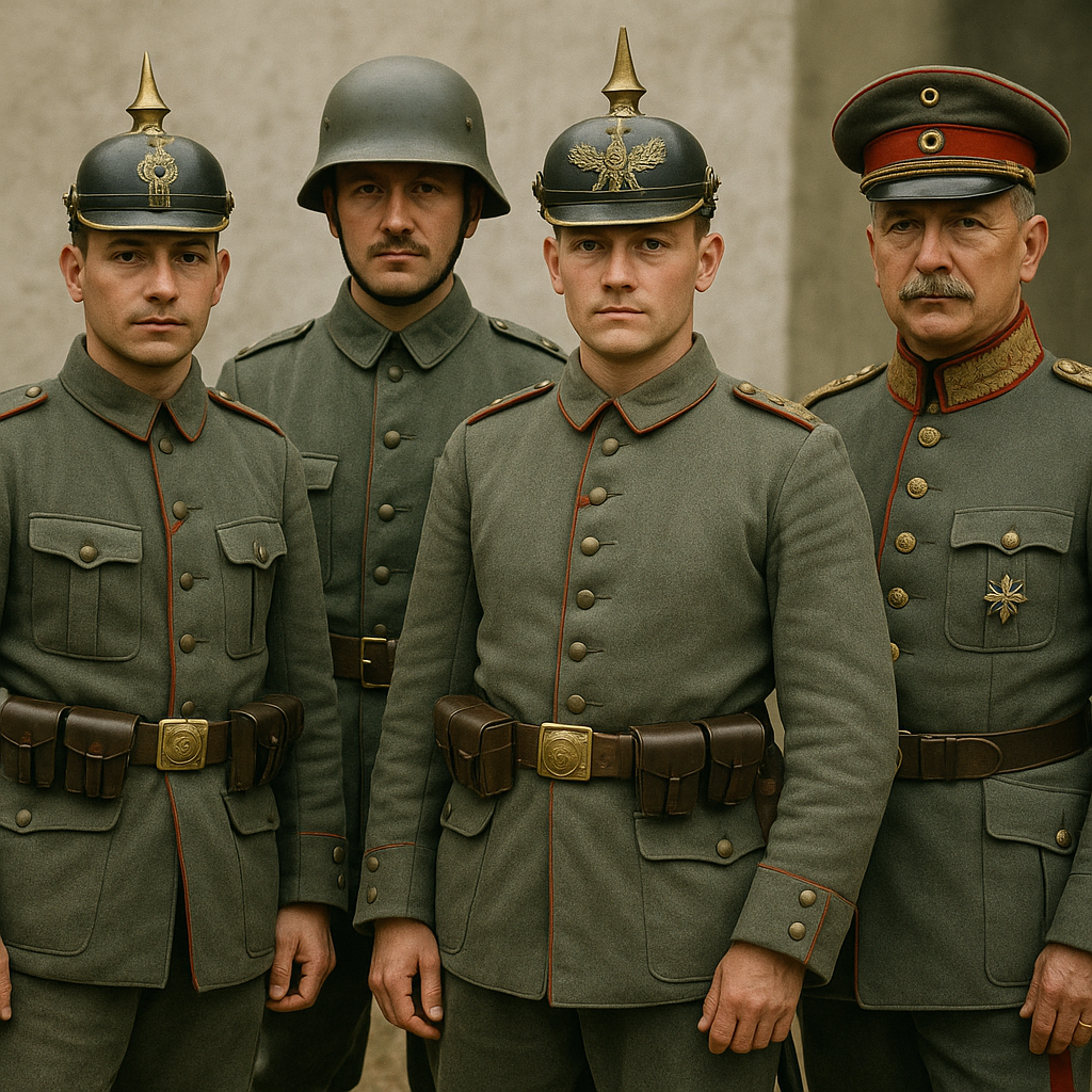 World War I was the first truly industrial war, and Germany approached it with a structured military ethos. 