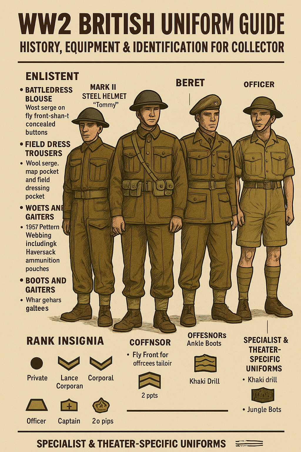 The WW2 British uniform represents more than just what a soldier wore; it tells a story of global conflict, innovation, and resilience.