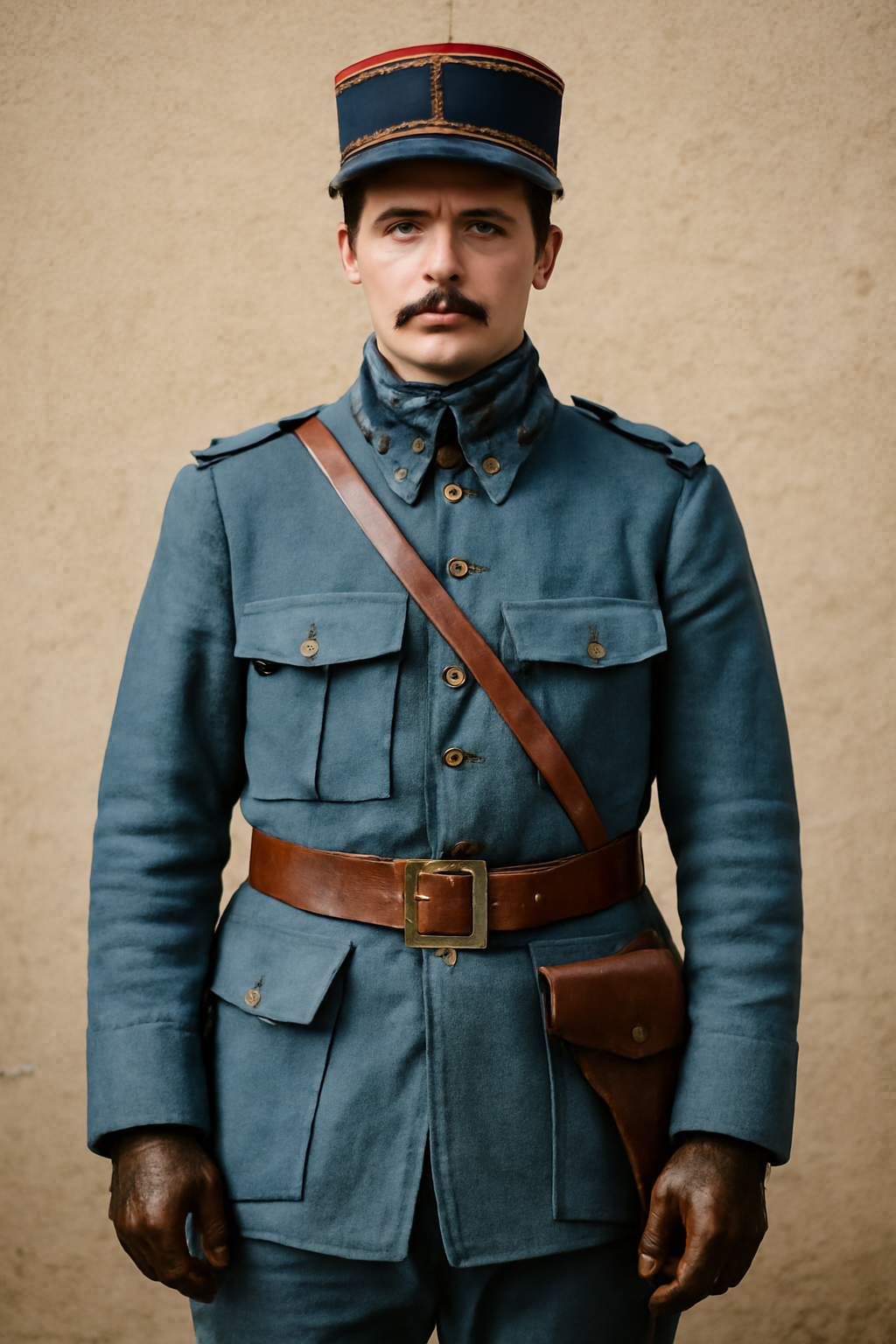 The 1914 French officer uniform played a significant role during the early stages of World War I.