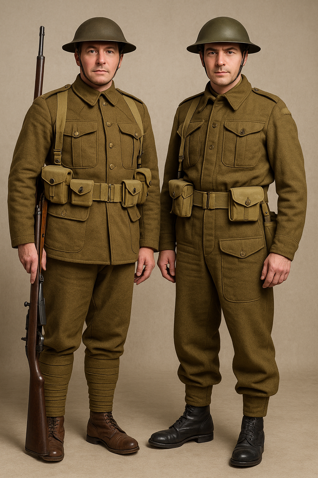 The uniforms of the British Army during WW1 and WW2 are more than relics of war. They are symbols of courage, resilience, and a nation's unity during its darkest hours