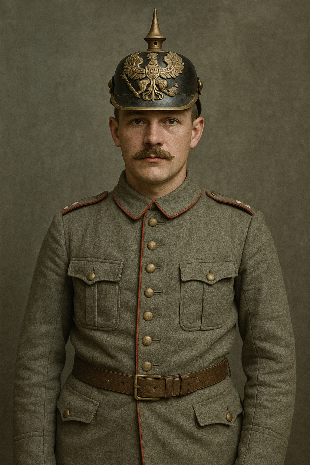 The German uniform WWI era tells a story of pride, evolution, and resilience. From the decorative elegance of the Pickelhaube to the durable design of trench greatcoats and woolen tunics, every item carries a piece of history.