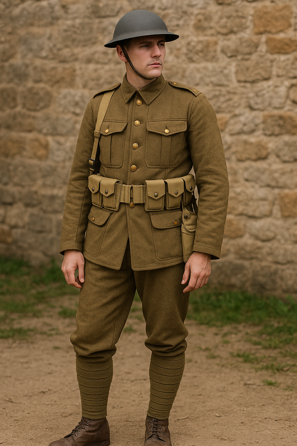 The WW1 British soldier uniform holds a powerful connection to a pivotal era in global history. For history buffs, reenactors, and collectors.