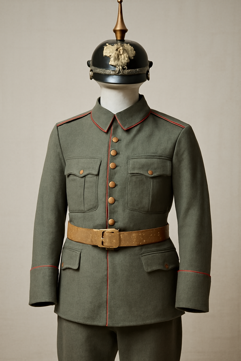 The Pickelhaube helmet remains a quintessential symbol of World War I and a prized possession for collectors, reenactors, and military history enthusiasts.