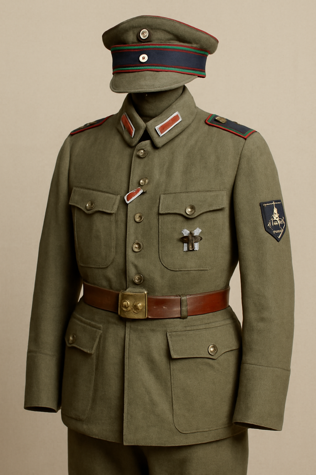 The German Army during World War I was known for its disciplined, organized, and uniformed soldiers.